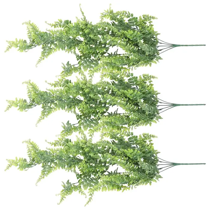 Lot de 3 plantes artificielles suspendues
