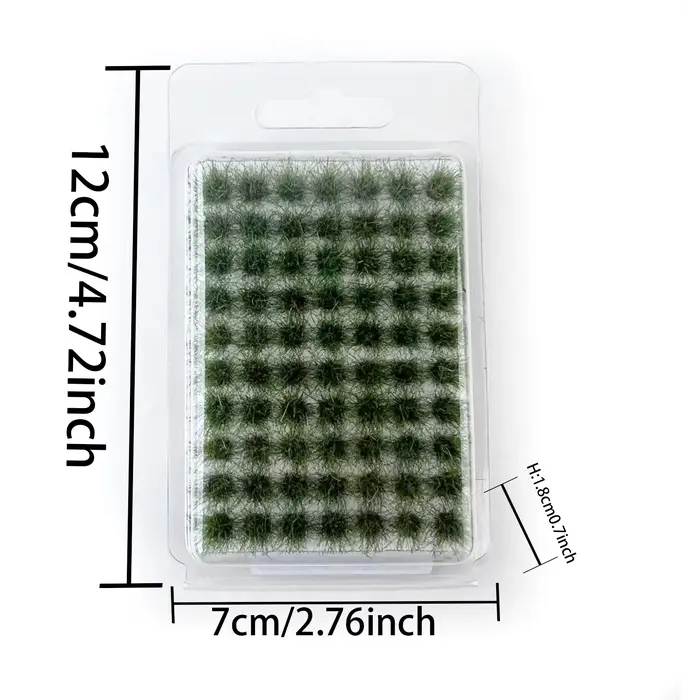 Petits touffes d'herbe modèle bonsaï – 70/91 statiques pour décoration de scène d'artisanat de jardin Miniature