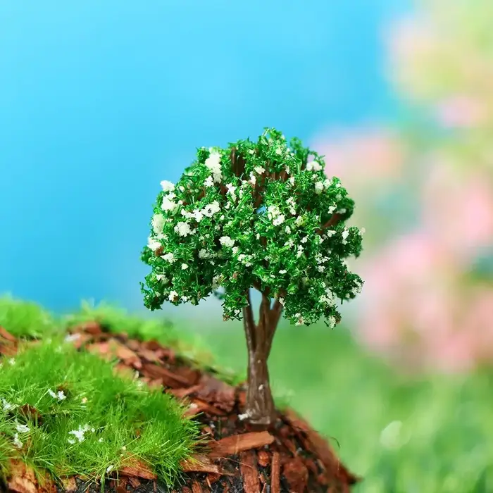 Arbre à fleurs miniatures pour décoration de maisons