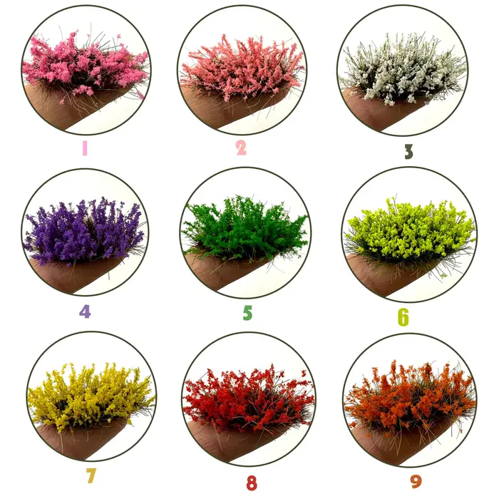 Grappe de fleurs miniatures pour Micro Simulation de paysage