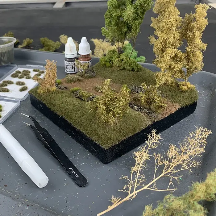 Kit de modèle d'herbe sèche