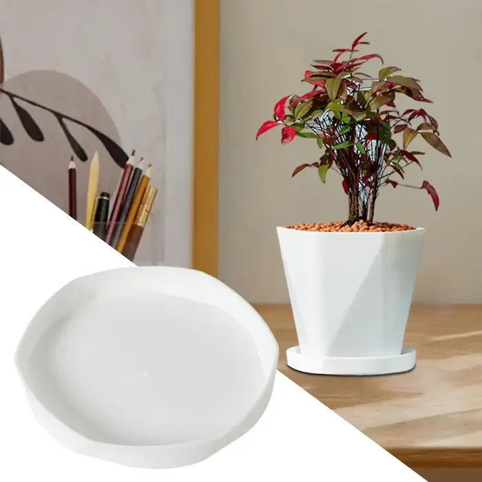 Plateau rond pour pot de fleurs
