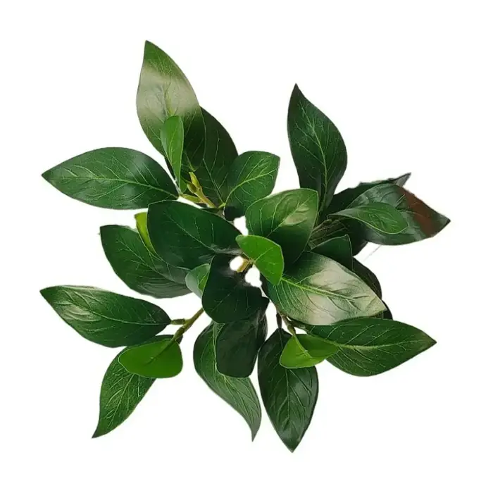 Plantes artificielles Acorn Peperomia 30 cm vertes, feuilles d'eucalyptus, arbustes artificiels de haute qualité pour le bureau
