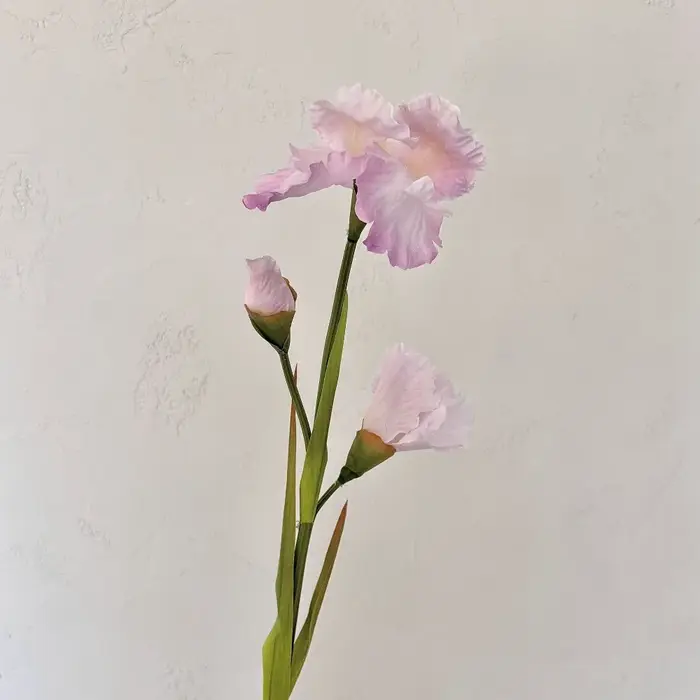 Branche de fleur d'iris artificielle de 80 cm, accessoires DIY, accessoires floraux artificiels mult