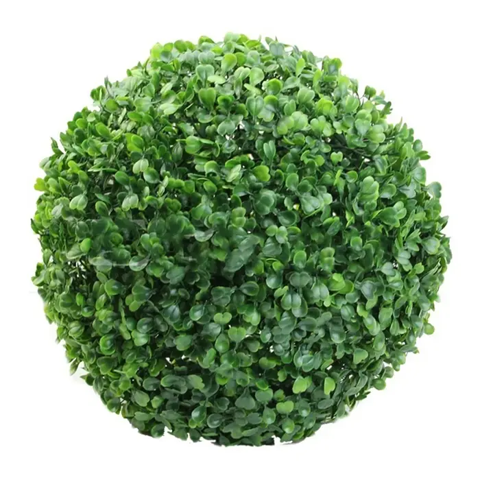 Boules décoratives en plastique pour plantes, boules vertes en plastique pour plantes, décorations p