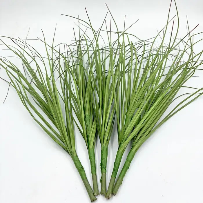Plantes Artificielles, Fausses Plantes Vertes, Herbe d'Oignon Artificielle, Fausses Plumes de Pampa,