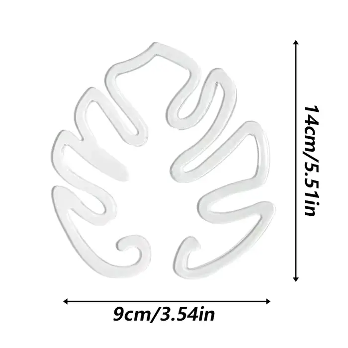 Support pour plantes en forme de Monstera