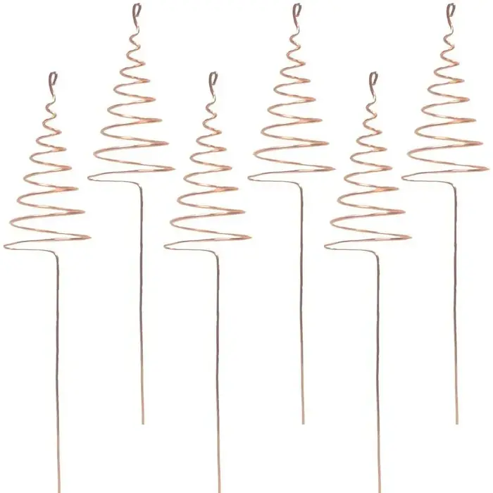 Electroculture – 6 piquets en cuivre pour plantes