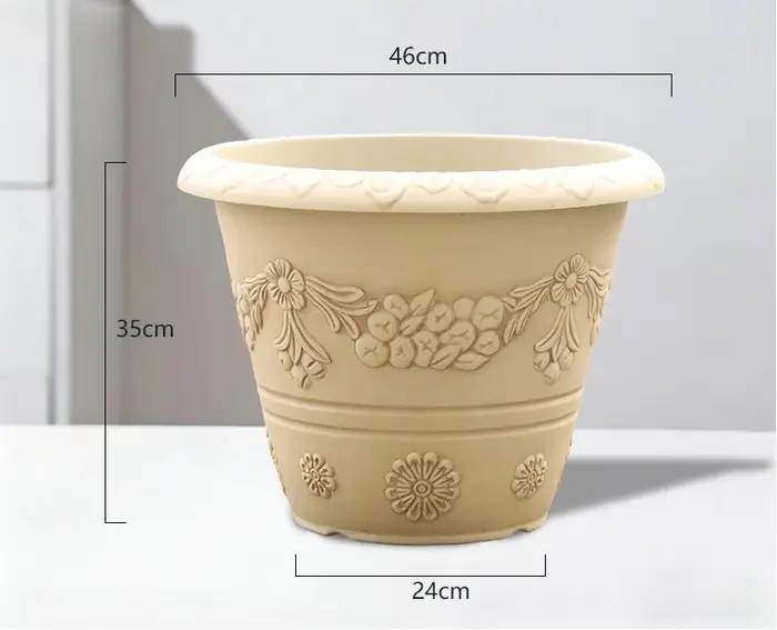 Nouveau pot de fleurs en plastique épaissi et renforcé pour la culture du Pothos, jardinière créativ