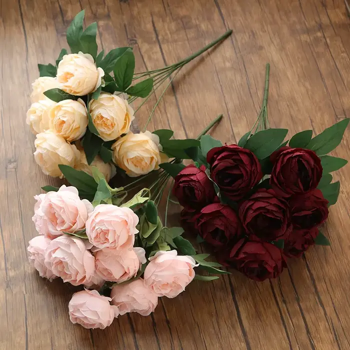 Bouquet de Fleurs Artificielles pour Décoration de Maison