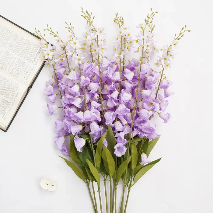 CHUXIN C9991 Fleur artificielle de clochettes violettes