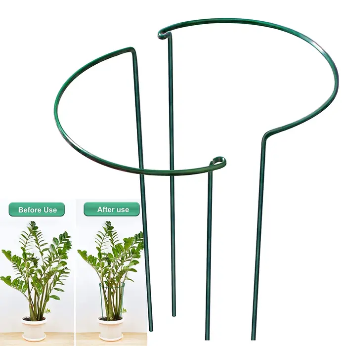 Piquets de Support de Plante en Métal Robuste