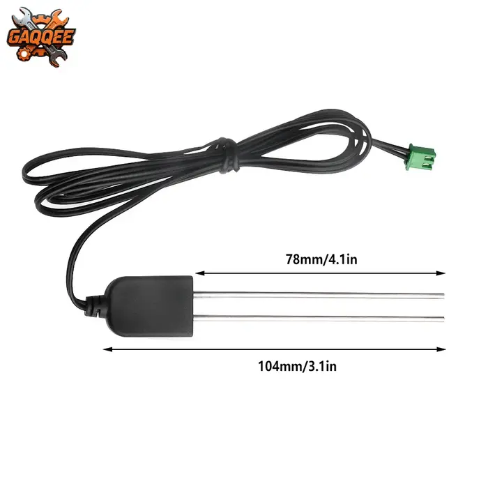 Sonde de sol en acier inoxydable pour testeur de température et d'humidité du sol de ferme de jardin de serre