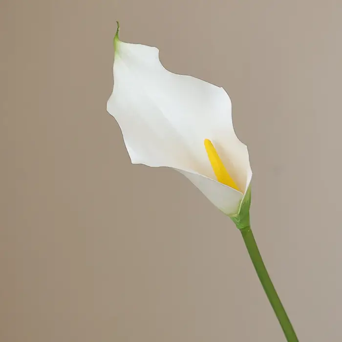 Fleur artificielle de lys Calla, 62cm, 1 pièce, sensation de main, Arrangement Floral pour décoratio