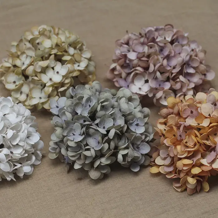 Tête d'hortensia 18cm, accessoires faits à la main