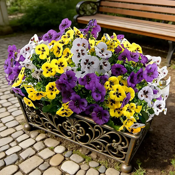 30 bouquets de fleurs artificielles (pâquerettes et marguerites)