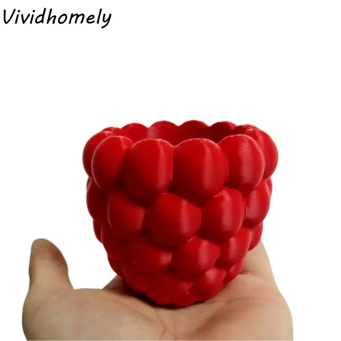 Pot de fleurs en plastique réaliste pour fruits et plantes, support de pot de fleurs autoportant, ananas imprimé en 3D, pour succulentes, décoration d'intérieur