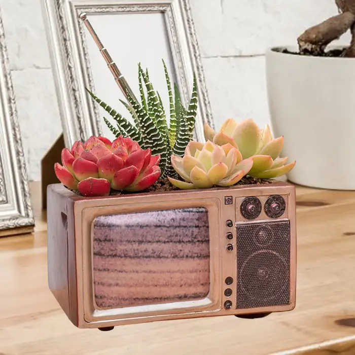 Jardinière multifonctionnelle en forme de Radio