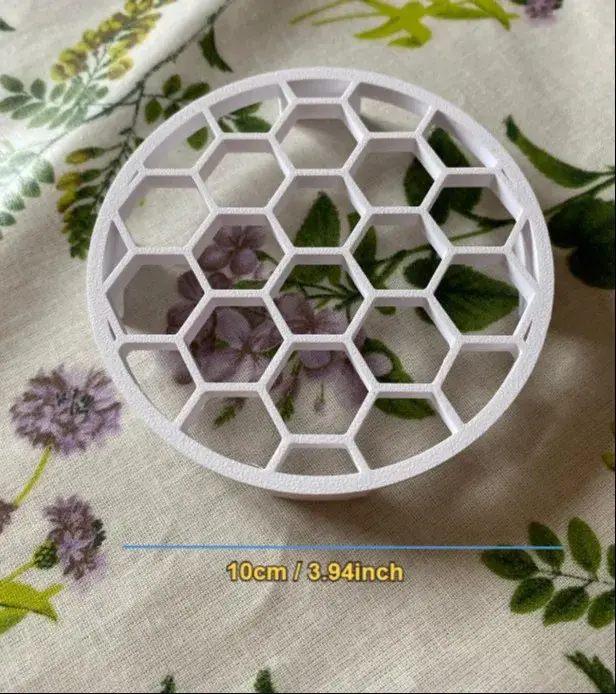 Support de pot de fleurs en nid d'abeille