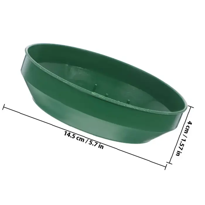 Lot de 12 plateaux ronds en plastique pour centre de table floral