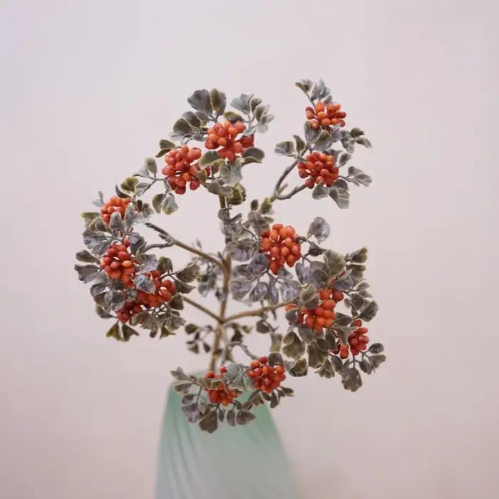 Fleurs artificielles en dentelle pour décoration de maison