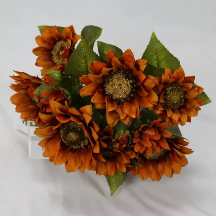 Bouquet de tournesol en soie
