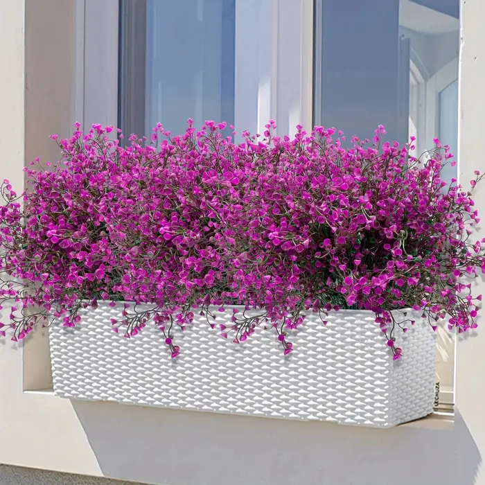12 bouquets de fleurs artificielles d'extérieur