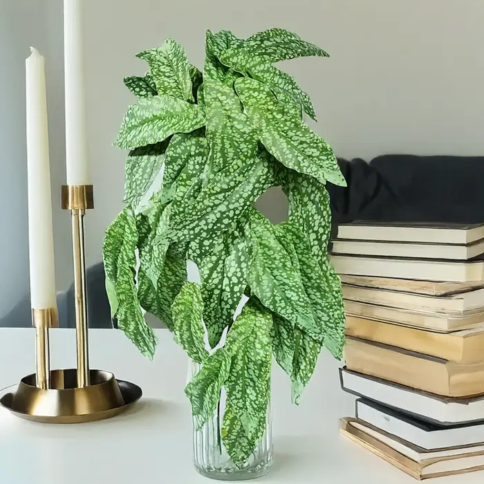 Feuille de Caladium Monstera artificielle de 20 pouces