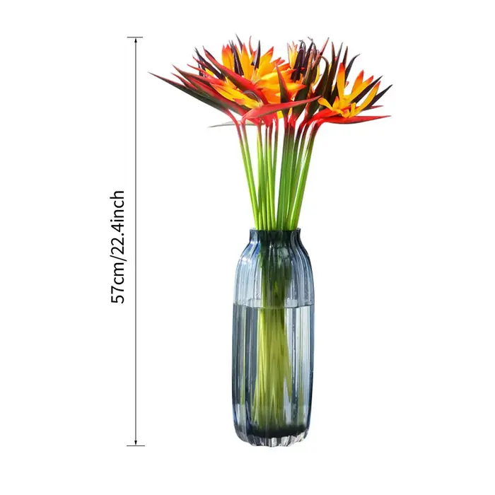 Fleur artificielle oiseau du paradis fausse plante soie Strelitzia Reginae décor à la maison fleurs séchées