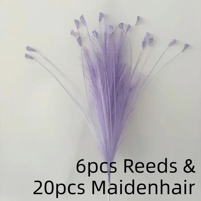 Herbe de la Pampa Artificielle pour Aménagement Paysager, Herbe de la Fille de la Mariée DIY, Décora
