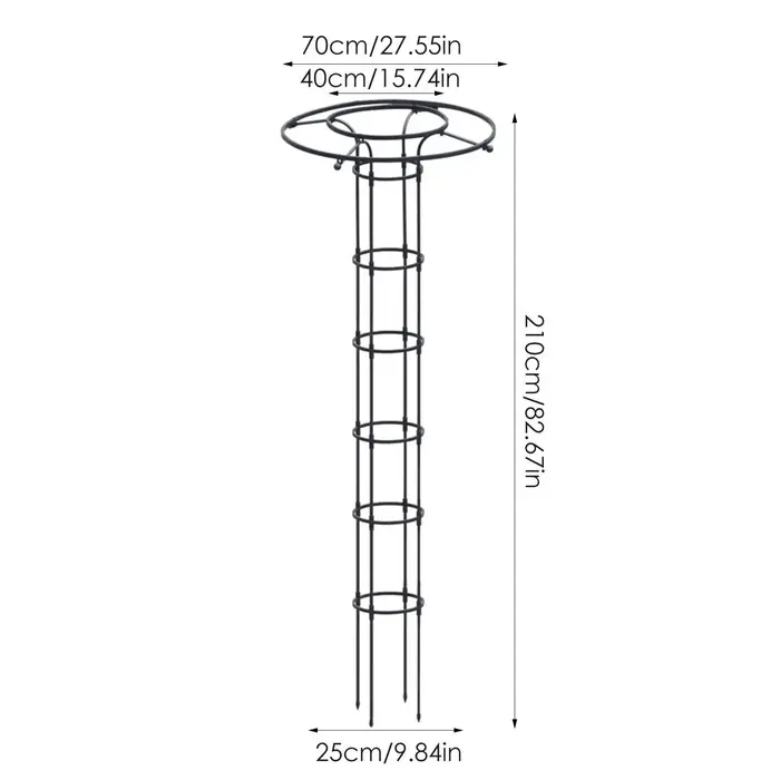 1 pièce Treillis de jardin en forme de parapluie pour plantes grimpantes