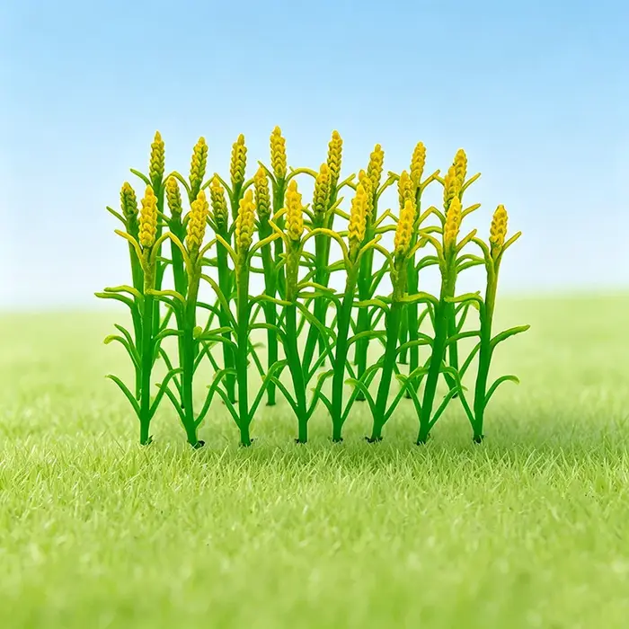 Kits de modèles de plantes agricoles simulées, mini-tiges de blé/riz/maïs, matériaux pour plateforme agricole DIY, accessoire de décoration pour table de sable
