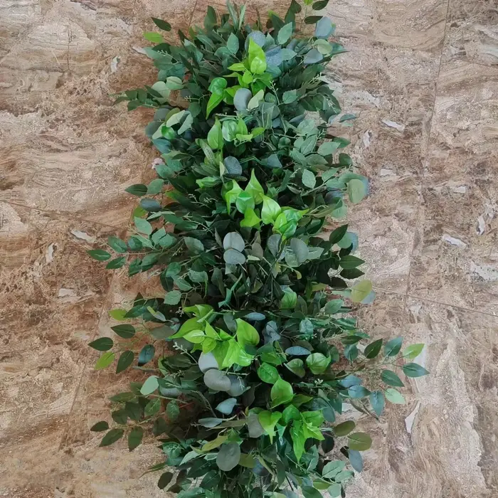 Boule de Plantes Artificielles pour Décoration de Mariage, Décor de Chemin, Plantes Vertes, Boule de Fleurs de Table, Nucleement d'Extérieur