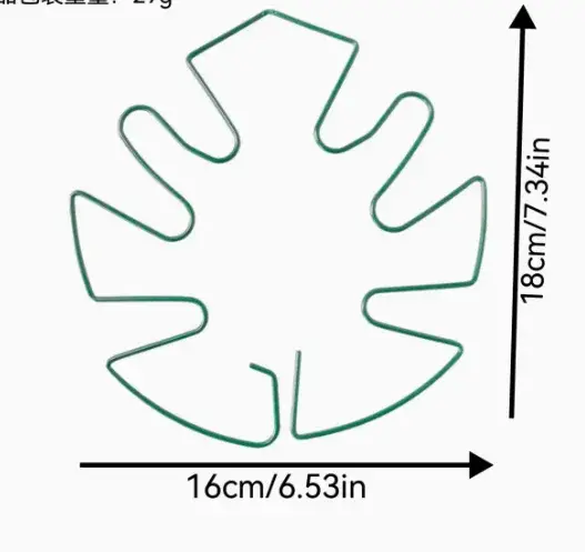 2 supports suspendus fixes en fer pour plantes, grande taille, anti-chute, adaptés à l'intérieur et 