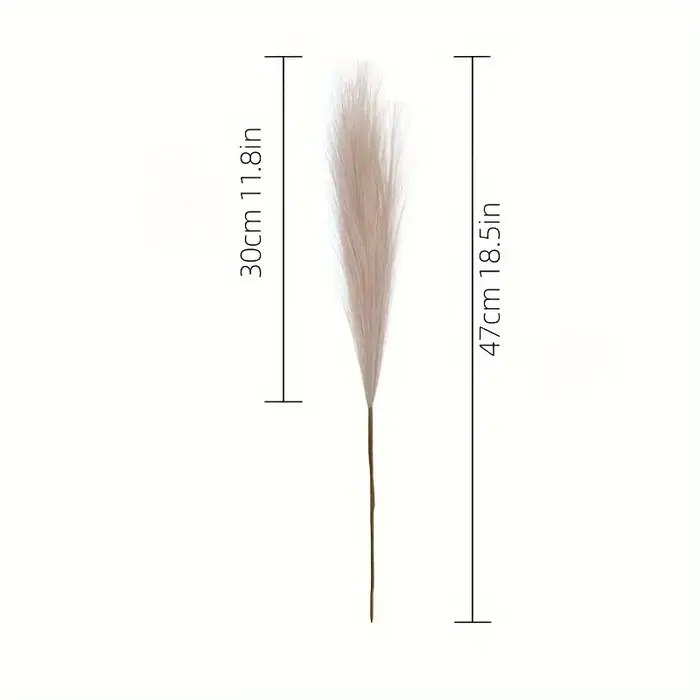 Grand décor de faux pampas enge pour vase de sol