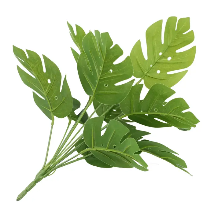 Uflower 42-54 cm grande plante Monstera artificielle feuille de tortue avec Protection UV pour extérieur intérieur maison jardin bureau décor