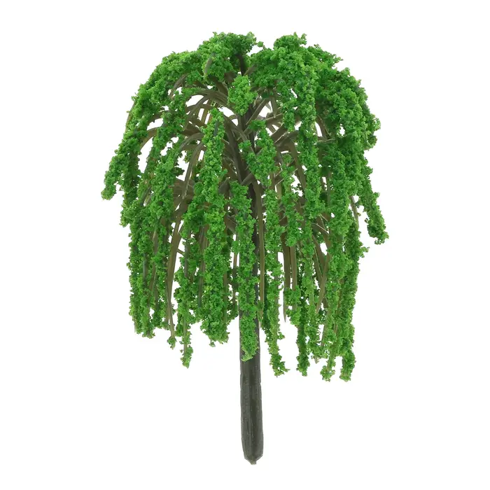 Arbre de Saule Artificiel Miniature pour Paysage de Train, 20 Pièces