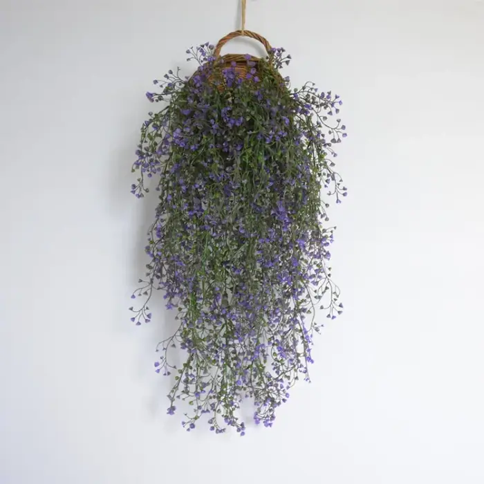 Plante artificielle en rotin