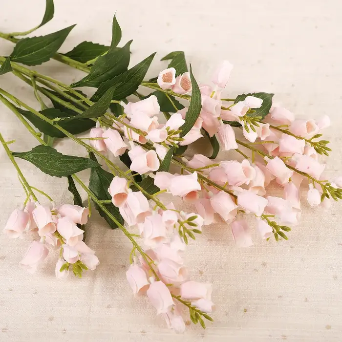 Lot de 5 fleurs artificielles en soie