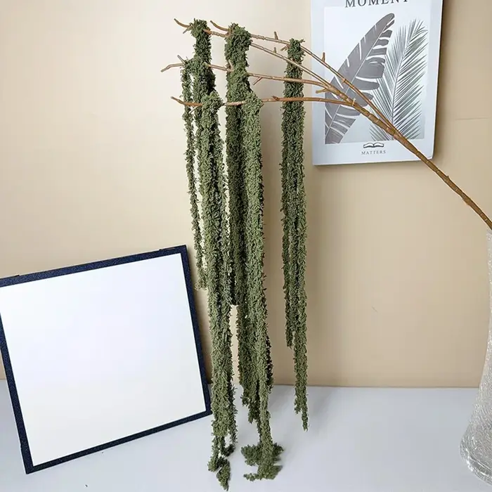 Plante suspendue artificielle multicolore de haute qualité en fil de soie, ornement de type Amarante