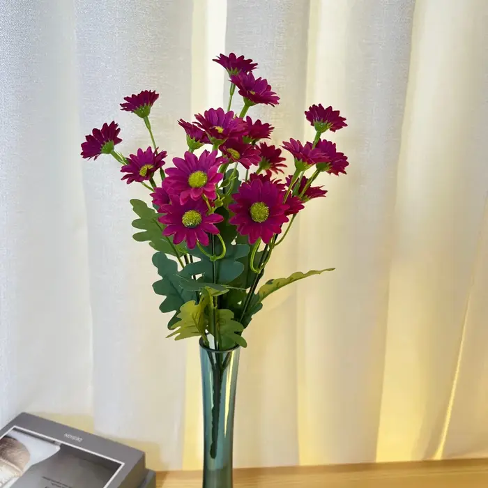 21 têtes de tournesols petites pâquerettes Bouquets de camomille matériaux de décoration de mariage