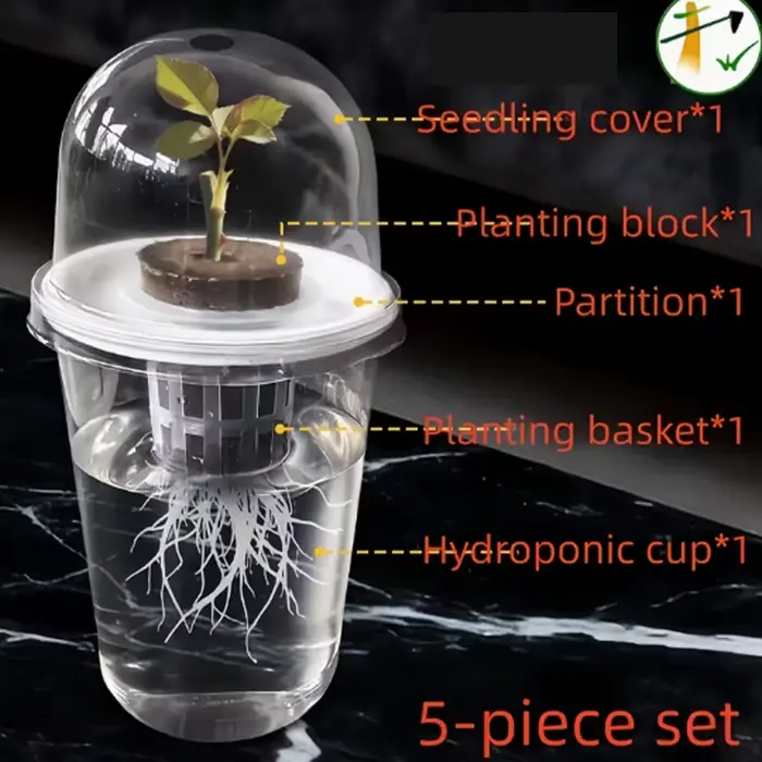 Pots de pépinière élégants en plastique