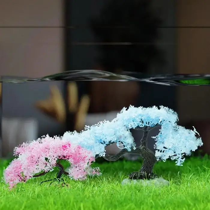 Nouveau arbre simulé décoration d'aquarium Aquarium plante en plastique Simulation artificielle plantes d'eau