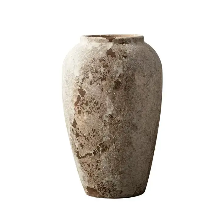 Vase en céramique hydroponique de style Wabi-Sabi