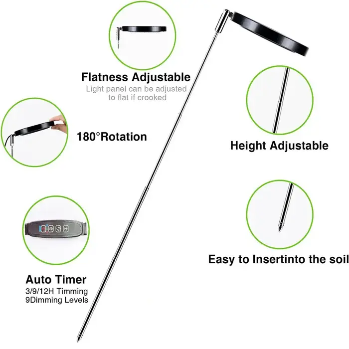 Lampe de culture LED à spectre complet pour plantes d'intérieur