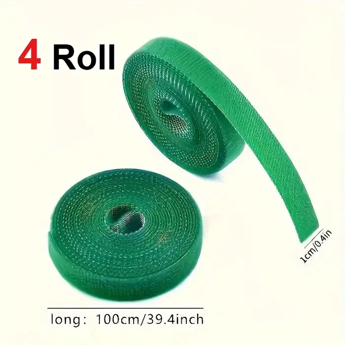 2/4 rouleaux de sangles réglables réutilisables pour plantes de 100 cm/39