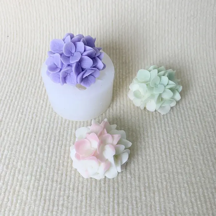Moules en Silicone pour fleurs d'hortensia