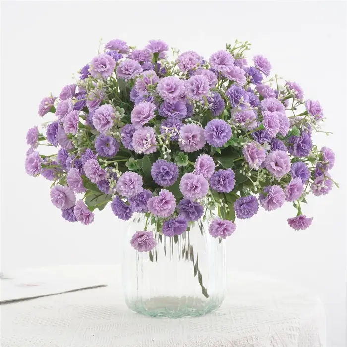 20 têtes de fleurs 1 bouquet de style européen