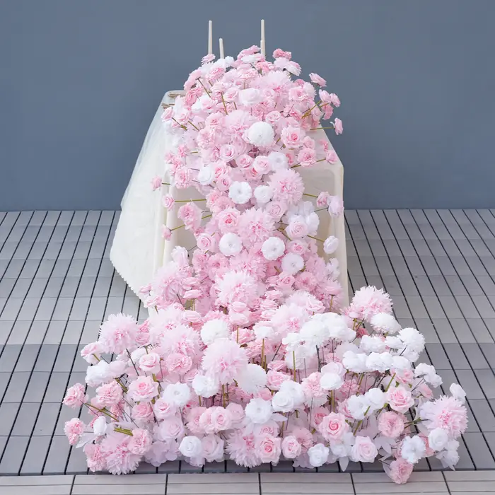 A8986 luxe frais Rose blanc