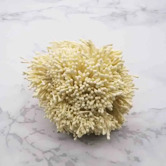 Mini fleurs artificielles en étamine faites à la main, 400 pièces, 1.5mm, pour mariage, décoration d